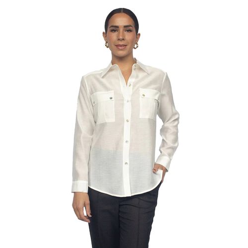 Blusa Camisera Para Dama Foleys Blanco 224254