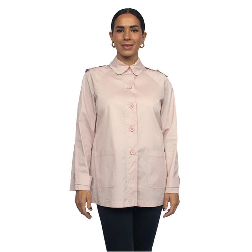 Gabardina Casual Para Dama Foleys Rosa 224107