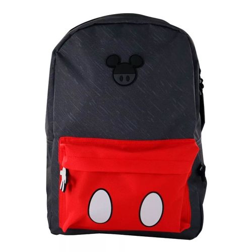 Mochila Juvenil De Mickey Mouse Stitch Negro MCKSHP1