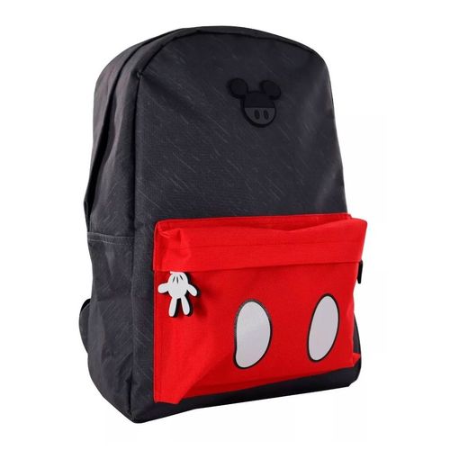 Mochila Juvenil De Mickey Mouse Stitch Negro MCKSHP1