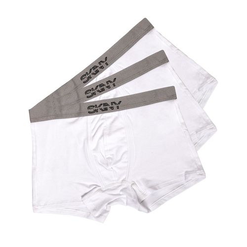 Paquete de 3 boxers para joven Skiny blanco 75997