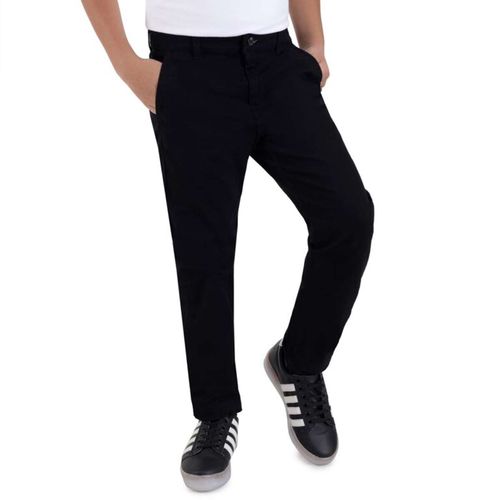 Pantalón casual para joven Yale negro 02 1109 0995