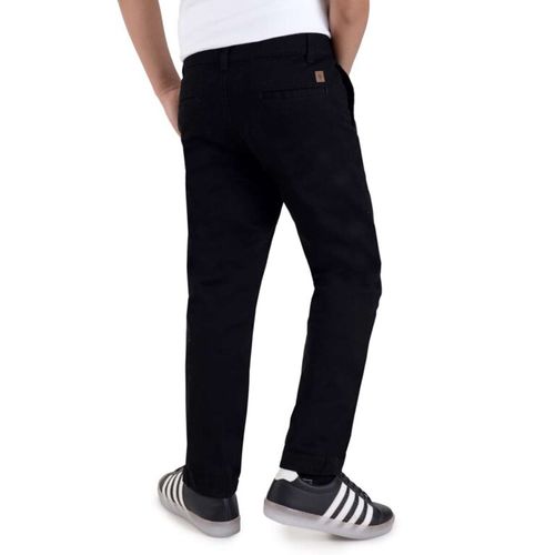 Pantalón casual para joven Yale negro 02 1109 0995