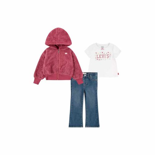 Conjunto Casual Para Niña Levis Rosa 21K978