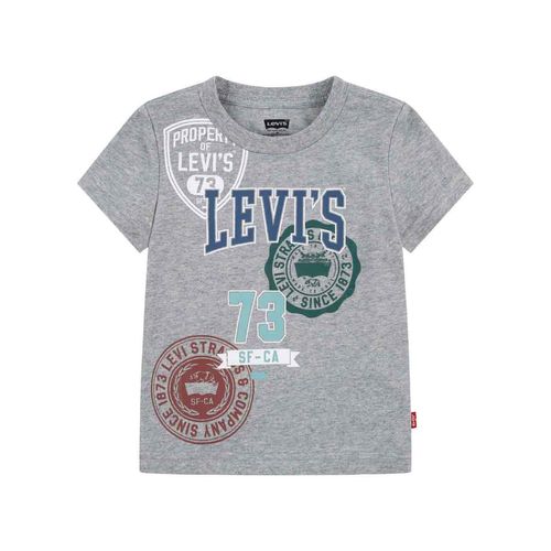 Playera Casual Para Niño Levis Gris 71L360