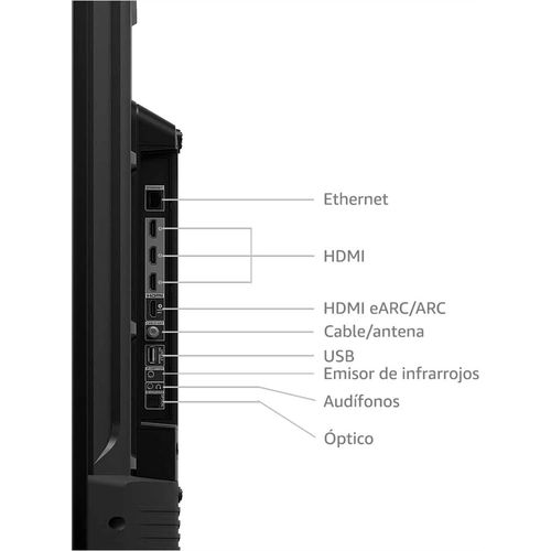 Pantalla De 55P 4k Fire Tv Amazon Negro B09N72B8ZQ