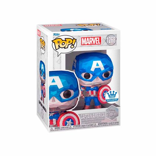 Funko Pop Capitán América Facetado Multicolor FU70484