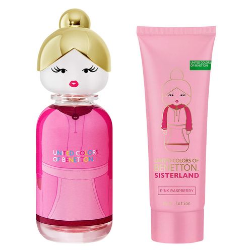 Estuche para dama Benetton sisterland pink raspberry edt 65191421