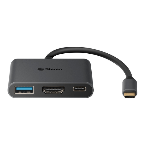 Adaptador usb c a hdmi usb 3.0 usb c Steren gris usb-471