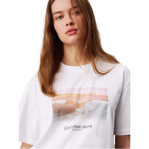 Playera Para Dama Calvin Klein Blanco J20J224252