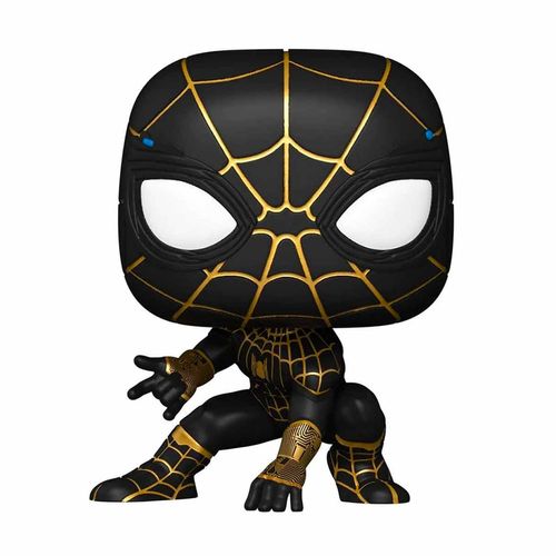 Funko Pop Spiderman Traje Negro Y Dorado Multicolor FU56827