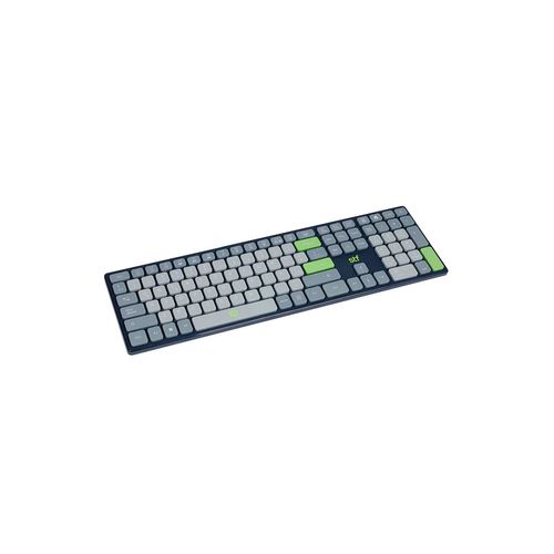 Teclado Con Reposa Muñecas Viva Gris ST-A08199