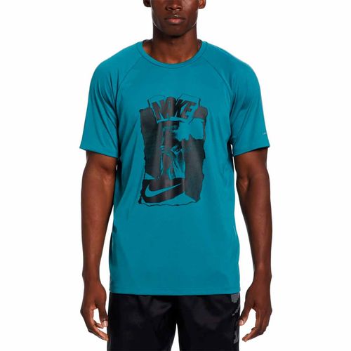 Playera Deportiva Para Caballero Nike Azul NESSD655-344