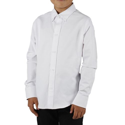 Camisa Casual Para Niño Lyon Blanco 223266-002