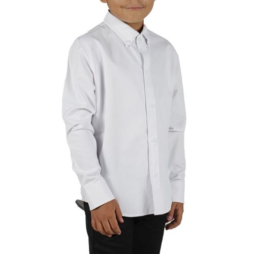 Camisa Casual Para Niño Lyon Blanco 223266-002