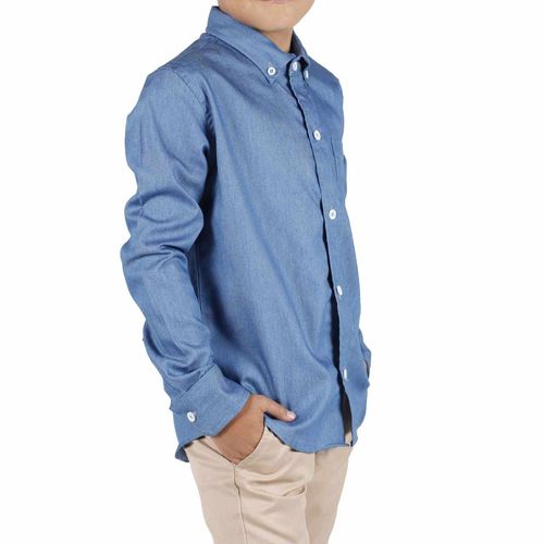 Camisa Casual Para Niño Lyon Azul 223291-812