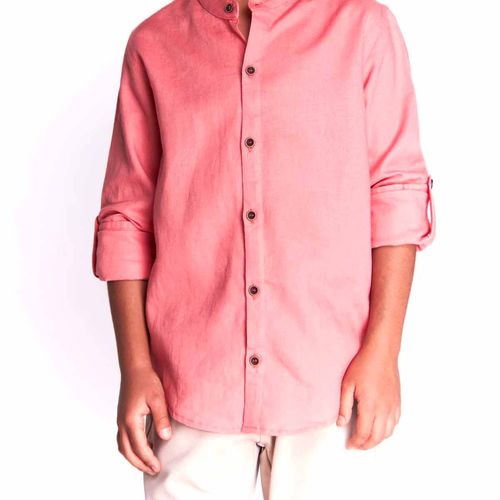 Camisa Casual Para Niño Lyon Rosa 224002-600