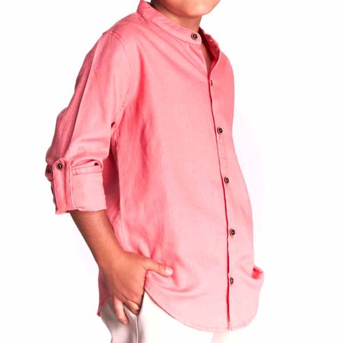 Camisa Casual Para Niño Lyon Rosa 224002-600