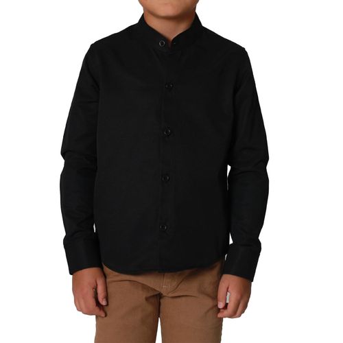 Camisa Casual Para Niño Lyon Negro 224091-001