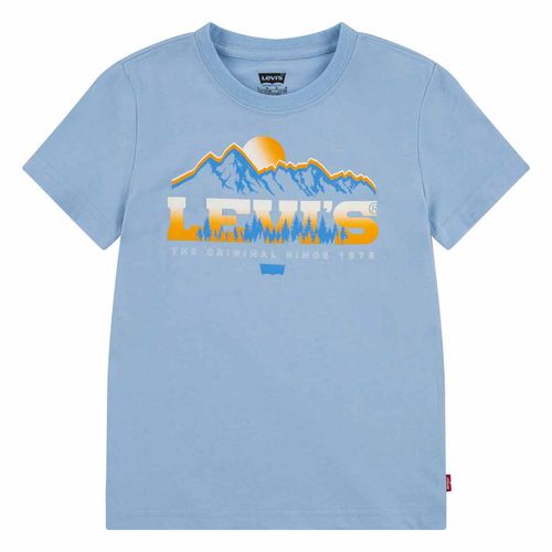 Playera casual para niño Levis azul 81l357