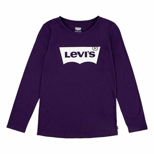 Sudadera casual para niña Levis morado 41a643