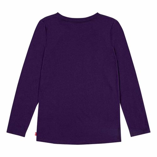 Sudadera casual para niña Levis morado 41a643