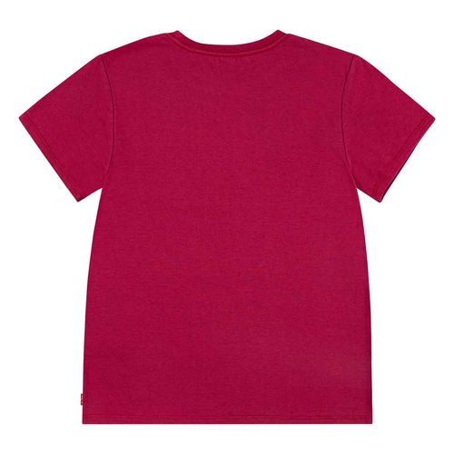 Playera casual para niña Levis rojo 41k825