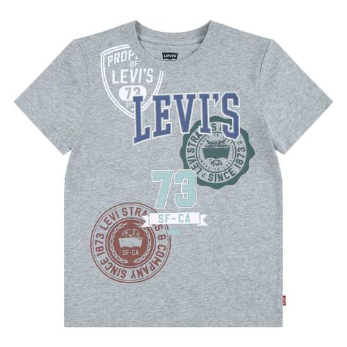 Playera Casual Para Niño Levis Gris 81L360