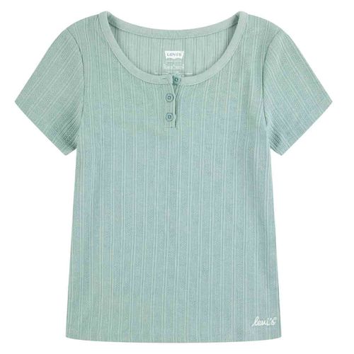 Playera Casual Para Niña Levis Verde 41L047