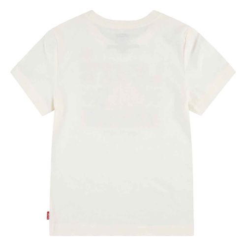 Playera casual para niño Levis blanco 81l457