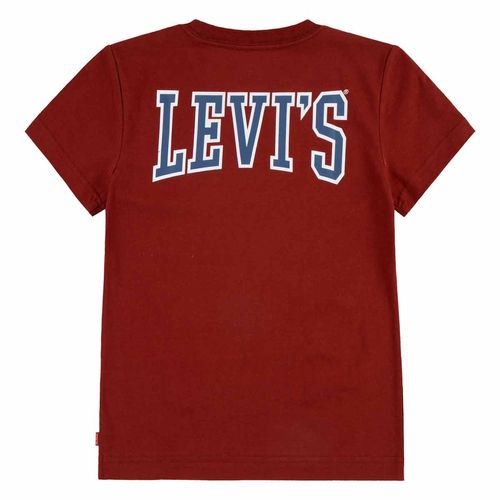 Playera casual para niño Levis vino 81l461