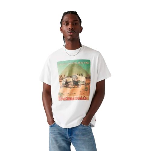 Playera Casual Para Caballero Levis Blanco 16143-1652