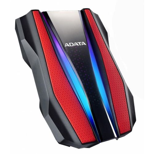 Disco duro externo Adata rojo hd770g rgb 2.5"
