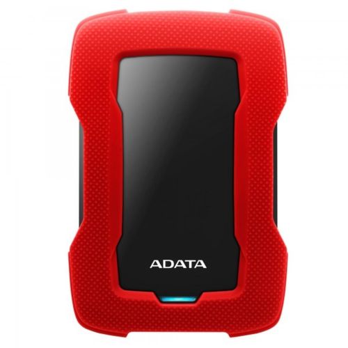 Disco Duro Externo Adata HD330, Rojo/Negro