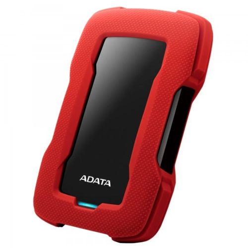Disco duro externo Adata rojo/negro hd330