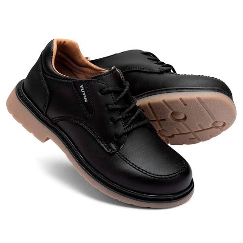 Zapato Escolar Para Niño Yuyin Negro 23330