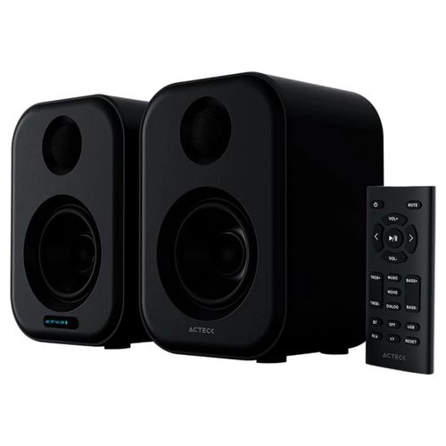 Bocinas Acteck negra dynamic exact bs650