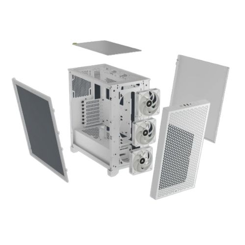 Gabinete Corsair blanco 3000d rgb airflow
