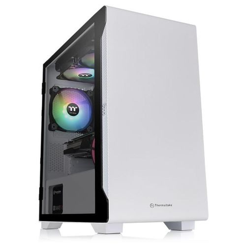 Gabinete Thermaltake blanco s100 tg snow con ventana