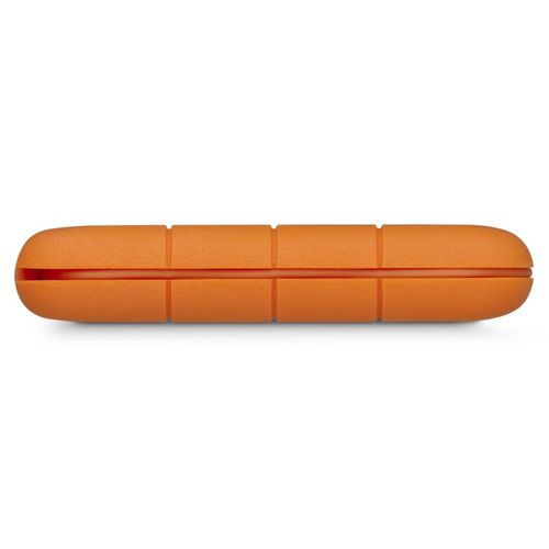 Disco duro externo Lacie naranja/plata rugged usb-c 2.5"