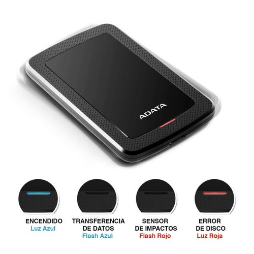 Disco duro Adata negro hv300