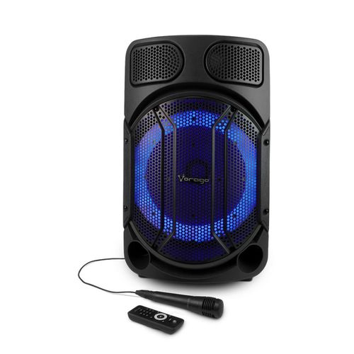 Bafle con karaoke Vorago negro ksp-502.