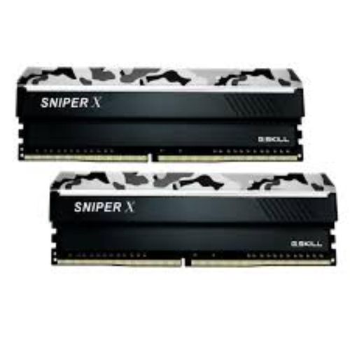 Kit Memoria RAM Blanco y Negro G.Skill Sniper X DDR4