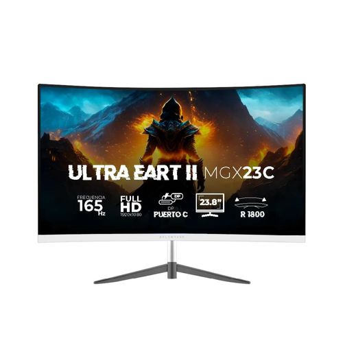 Monitor Gamer Curvo Balam Rush Blanco Ultra Earth II MGX23C