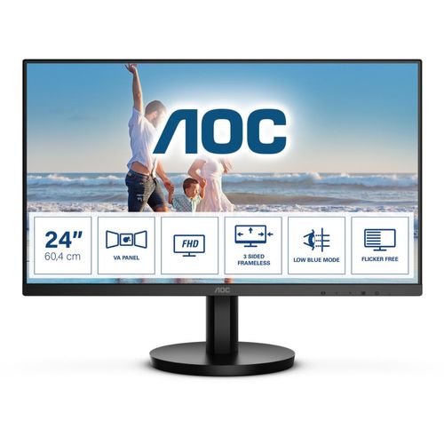 Monitor AOC Negro 24B3HM LED 23.8"