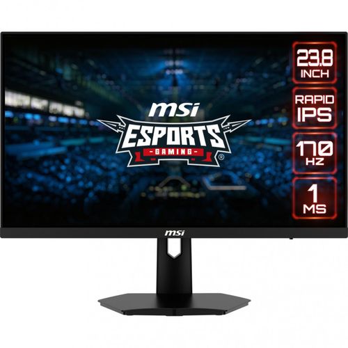 Monitor gamer MSI negro g244f e2 led