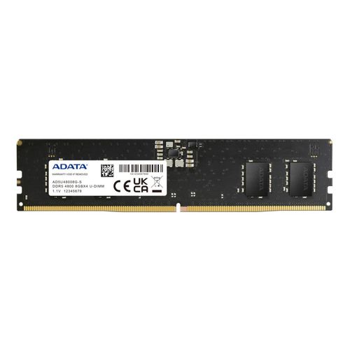 Memoria RAM Adata Negro AD5U48008G-S DDR5