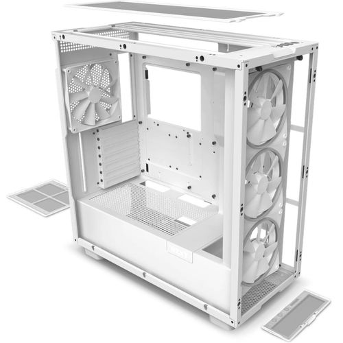 Gabinete NZXT blanco h7 elite