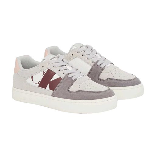 Tenis Casual Para Dama Calvin Klein Gris YW0YW01612-0IQ