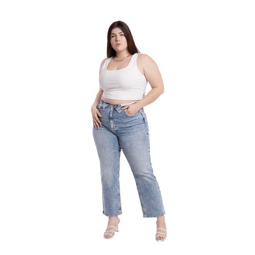 Pantalón de mezclilla para dama Balam azul blx6553